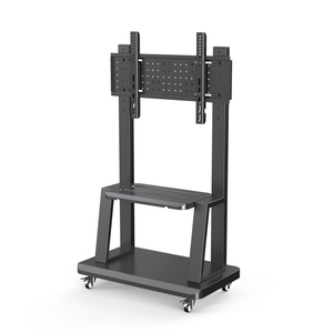 Charge maximale de 80kg Chariot de télévision mobile <span class=keywords><strong>à</strong></span> hauteur réglable pour écrans de 32 <span class=keywords><strong>à</strong></span> 75 pouces - Product Image 3