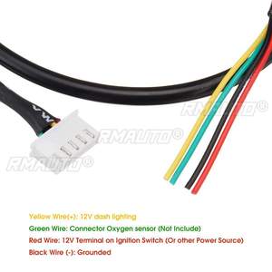 52mm 0-6000 RPM (On Dash) White Electrical Tachometer <b>Gauge</b> for Diesel Motor Engine - Product Image 3