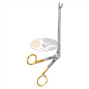 JACKBILLY Caspar Pinza de 7 pulgadas con ángulo de 45 grados, 3x12mm, de acero inoxidable, para disco intervertebral, fenestrada, con copa lateral dentada - Product Image 1