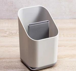 Caja de Almacenamiento Portátil de Plástico para Cubiertos, Cuchara, Tenedor, Cuchillo, Palillos, Organizador de Cocina de 2 Niveles con Drenaje - Product Image 3