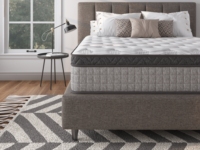 [Entrepôt USA] Matelas hybride de haute qualité 10 pouces avec ressorts ensachés, gel rafraîchissant et mousse à mémoire de forme, livraison rapide depuis les États-Unis, MOQ 1 pièce