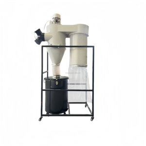 Colector de Polvo Ciclónico Portátil/Industrial, Limpiador de Polvo para Trabajos en Madera, 5 HP / 2.2kW, Frecuencia Variable, Diámetro de Turbina de 230MM, HEPA - Product Image 3