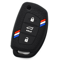 Coque de protection en silicone pour clé de voiture, accessoires, pièces, étui de protection en silicone pour clé de voiture, porte-clé sans clé
