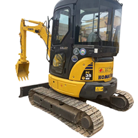 Excavatrice hydraulique Komatsu PC35MR d'occasion en bon état, mini-excavatrice Komatsu 3,5 tonnes PC35MR PC25MR U35 303.5CR