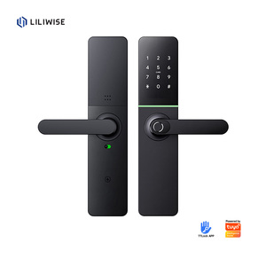 Liliwiise Wholesale Smart Digital Fingerprint <b>Lock</b> Biometric <b>Lock</b> Rfid Card Wifi App Tuya Ttlock Matter Smart Door <b>Lock</b> - Product Image 1