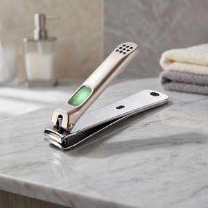 Coupe-ongles professionnel en acier inoxydable de haute qualité, à lame plate et pointe arrondie, durable, pour usage professionnel (vente en gros) - Product Image 4