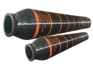 NBR filo di acciaio in Silicone nero flessibile tubo di scarico di aspirazione dell'acqua di grande diametro per la pompa per calcestruzzo utilizzare resistenza all'usura taglio - Product Image 4