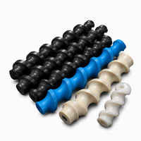 Tige de vis en nylon MC pour équipement mécanique, séparateur de bouteilles à vis en nylon, machine de remplissage, alimentateur à vis, agitateur en nylon