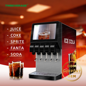 Fontaine à soda <span class=keywords><strong>de</strong></span> comptoir TWBEVERAGE, nouveau design, 5 saveurs, avec écran publicitaire - Product Image 3