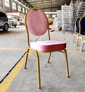 Chaises de Banquet en Tissu avec Structure en Métal pour Hôtel, Fête et Mariage, Couleurs OEM, Fabricant Chinois à Bas Prix - Product Image 4