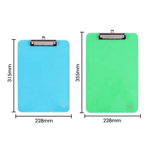 Portablocco FOSKA <span class=keywords><strong>Formato</strong></span> <span class=keywords><strong>A4</strong></span> Standard con Righello in Plastica e Clip a Basso Profilo per Forniture da Ufficio e Scolastiche - Product Image 6