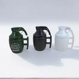 Wholesale Novelty 3D Porcelain <b>Ceramic</b> Cups Grenade Travel <b>Mug</b> Bomb Coffee <b>Mugs</b> <b>Ceramic</b> <b>Mug</b> for Tea Coffee With Lid - Product Image 2