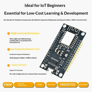 Placa de Desarrollo <span class=keywords><strong>ESP8266</strong></span>, Módulo WiFi UART IoT con Chip CH340C, Placa de Expansión <span class=keywords><strong>NodeMCU</strong></span> Compatible con Arduino IDE - Product Image 2