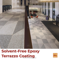 En gros Micro Terrazzo Époxy Liquide Revêtement Durable Élégant Marbre Artistique pour la Finition pour Mall School Hospital Museum