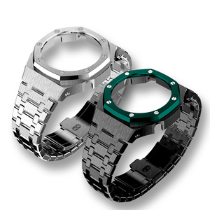 Kit de modification Gen4 pour montres <span class=keywords><strong>GA</strong></span>-<span class=keywords><strong>2100</strong></span>, <span class=keywords><strong>GA</strong></span>-2110, <span class=keywords><strong>GA</strong></span>-B2100, GMA-S2100, GM-<span class=keywords><strong>2100</strong></span> – Ensemble complet boîtier et bracelet en métal, accessoires de modification - Product Image 1