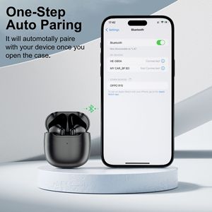 <span class=keywords><strong>HE</strong></span>-080 Cuffie True Wireless Ultra Leggere con Bassi Profondi, Auricolari ANC con Riduzione Attiva del Rumore per Musica e Gaming - Product Image 2