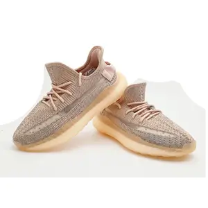 新しい350 v2バージョンシミュレーションポップコーンコンビネーションボトム通気性弾性ニットyeezyランニングシューズ