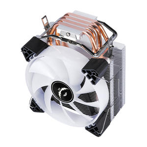 Refroidisseur de processeur universel QiuzAim pour PC Intel & AMD tour de caloduc 4/6 efficace ventilateur PWM <span class=keywords><strong>120mm</strong></span> éclairage RVB prises LGA1700/AM4 - Product Image 3