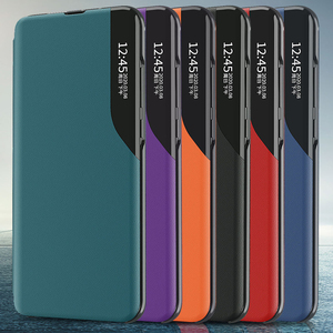 Étui livre de réveil intelligent en cuir à rabat d'affaires de luxe pour <span class=keywords><strong>Samsung</strong></span> <span class=keywords><strong>Galaxy</strong></span> S24 <span class=keywords><strong>Ultra</strong></span> - Product Image 4
