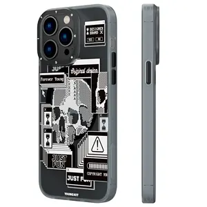2023 YOUNGKIT funda para celulares IMD Magnética Caso Do Telefone Móvel À Prova De Choque Para Iphone 14 13 Pro Max capa móvel Caso
