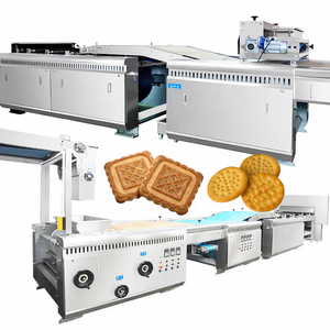 Machine automatique de fabrication de biscuits sandwich, mouleuse rotative, ligne de production industrielle de biscuits craquelins, machine de fabrication - Product Image 1