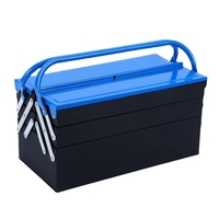 Boîte de rangement en fer à tige de traction simple épaissie en métal, pliable, grande capacité, sac à outils allongé 30L, roues pivotantes IP67