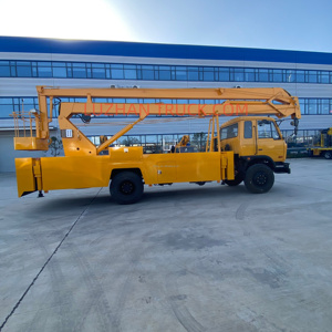 Nouvelle plateforme élévatrice hydraulique Diesel de 15 m, plateforme de travail en hauteur isolée, 200 kg, 400 kg - Product Image 1