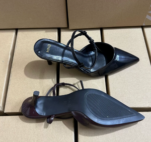 M*G pour femmes, Baotou, nouvelle collection automne 2025, escarpins synthétiques à bout <span class=keywords><strong>pointu</strong></span> et <span class=keywords><strong>talon</strong></span> <span class=keywords><strong>aiguille</strong></span> de 6-8 cm, avec bride enveloppante - Product Image 1