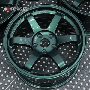 Jantes Volk Racing Racing Green Te37SL Te37 SL 5x112 5x120 5x114.3 5x100 17x9 18x9 5 pour <span class=keywords><strong>BMW</strong></span> <span class=keywords><strong>E36</strong></span> E46 E92 F80 <span class=keywords><strong>M3</strong></span> F82 G82 M4 350z 370z - Product Image 2