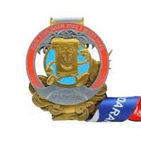 Médailles de triathlon personnalisées pour les enfants d'Apelland, médailles de finisseur de triathlon, marathon, natation, course à pied, cyclisme
