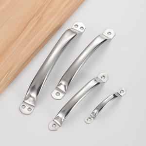 Contemporary Stainless Steel Tubular Handles & <b>Knob</b> for Wardrobe Dresser Kitchen Living Room Apartment-Durable Easy Installation - Product Image 1