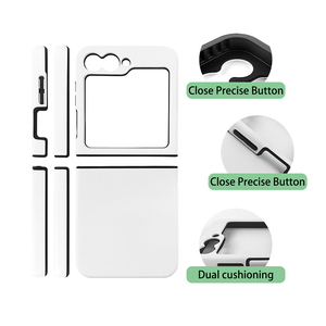 Funda de Teléfono Personalizada por Sublimación 3D de Doble Capa de TPU y PC Blanca <span class=keywords><strong>2</strong></span> en 1 al por Mayor para <span class=keywords><strong>Samsung</strong></span> Galaxy Z <span class=keywords><strong>Flip</strong></span> 6 - Product Image 4
