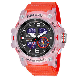 <span class=keywords><strong>Smael</strong></span> 8007 <span class=keywords><strong>Montre</strong></span> chronomètre analogique en plastique pour homme, nouveau design, étanche, sport, camouflage, <span class=keywords><strong>montre</strong></span>-bracelet pour hommes, <span class=keywords><strong>Montre</strong></span> Relojes - Product Image 3
