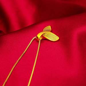 سلسلة مجوهرات بدلاية على شكل صندوق طمي للنساء بالجملة تيكتوك مباشر ذيل سمكة كويشو - Product Image 4