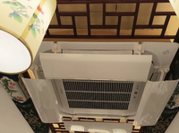 Déflecteur de vent pour climatiseur central, panneau pare-vent pour unités de climatisation de type cassette pour bureaux et restaurants