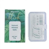 Déodorant minéral multi-usages, léger, sensation sèche, absorption rapide, sans résidu collant, marque privée, 0%