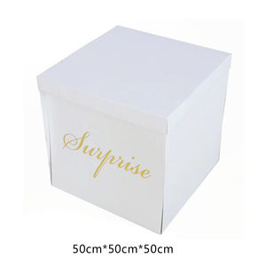 <span class=keywords><strong>Caja</strong></span> <span class=keywords><strong>sorpresa</strong></span> de cumpleaños para <span class=keywords><strong>caja</strong></span> de regalo de explosión <span class=keywords><strong>caja</strong></span> de globos 50x50x50cm para propuesta de matrimonio fiesta de cumpleaños Navidad - Product Image 2