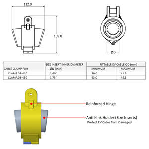 شاحن سريع DC fuour Retractor Clamshell خرطوم دوار يعمل بالبنزين مضاد للشبك 41 من من من من من من من من من نوع OD - Product Image 4