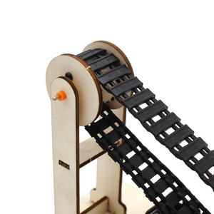 Kit de Juguete Educativo Manual de Bricolaje con Pista de Madera para Niños, Modelo de Ingeniería Científica, Set de Juego de Ensamblaje - Product Image 2