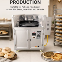 Four industriel rotatif pour la fabrication de pain arabe, naan, pita, pitta, tortilla et pain tandoori, pour restaurant, à vendre