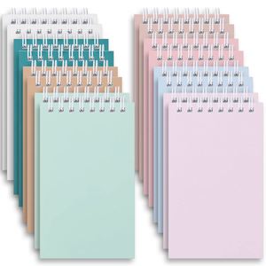 16 Colorful 3x5 Spiral Notepads Lined Pages Mini <b>Memo</b> <b>Pads</b> for School Office Organization Productivity - Product Image 1