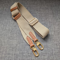 Sangle de sac en coton personnalisée, réglable, colorée, bandoulière, largeur 1,5 pouces, remplacement avec attaches métalliques