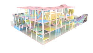 Indoor Commercial Use Plastic <b>Play</b> Center Ball Pool Soft <b>Play</b> Structures High Capacity Galvanized Steel Wooden <b>Frame</b> for Kids - Product Image 6