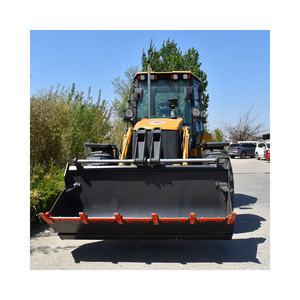 Professional Grade Backhoe Loader 4x4 with Reinforced <b>Frame</b> <b>Large</b> Work Area Smooth Control Industrial Use - Product Image 2