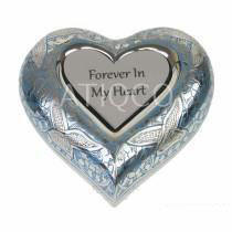 Textura de mármol Latón macizo Corazón de metal Cremación Urna funeraria Recuerdo Hermoso color Corazón Hierro Cremación Superventas - Product Image 5