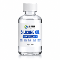 Huile de silicone de qualité cosmétique à faible viscosité, fluide PDMS 2cSt 3cSt 5cSt 10cSt 30cSt pour sérum capillaire et soins de la peau
