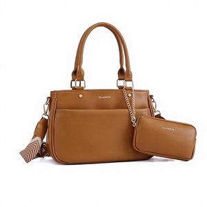 Nouveau sac à bandoulière imperméable à fermeture éclair, couleur unie, grande capacité, taille moyenne en PU pour femmes - Product Image 1