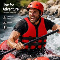 Chaleco Salvavidas de Neopreno NBR de 120-150N para Rafting, Kayak, Canyoning y Uso Comercial, Ajustable