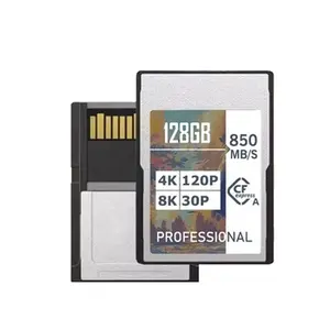 Kartu memori Flash Ultra tipis CF express, kartu memori Flash 3. 128gb 256gb 512gb Tipe A