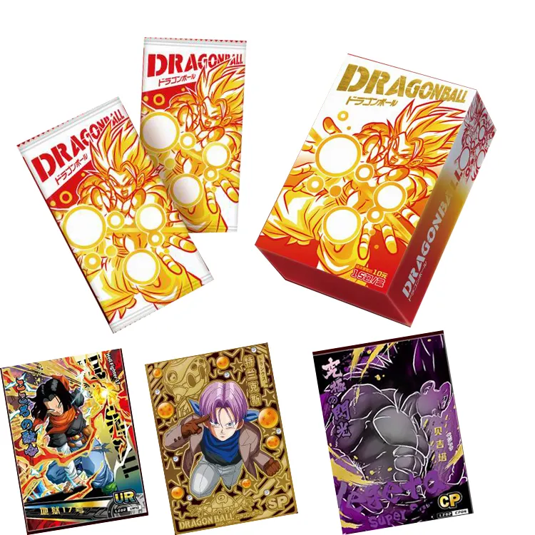Japan Anime Draken Bal Booster Box Spel Ruilkaart Super Saiyan Son Goku Anime Karakter Verzamelbare Tcg Kaart Kind Cadeau Speelgoed